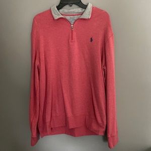 Ralph Lauren Polo Quarter Zip Pull Over | size L